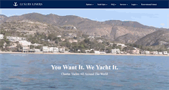 Desktop Screenshot of luxuryliners.com